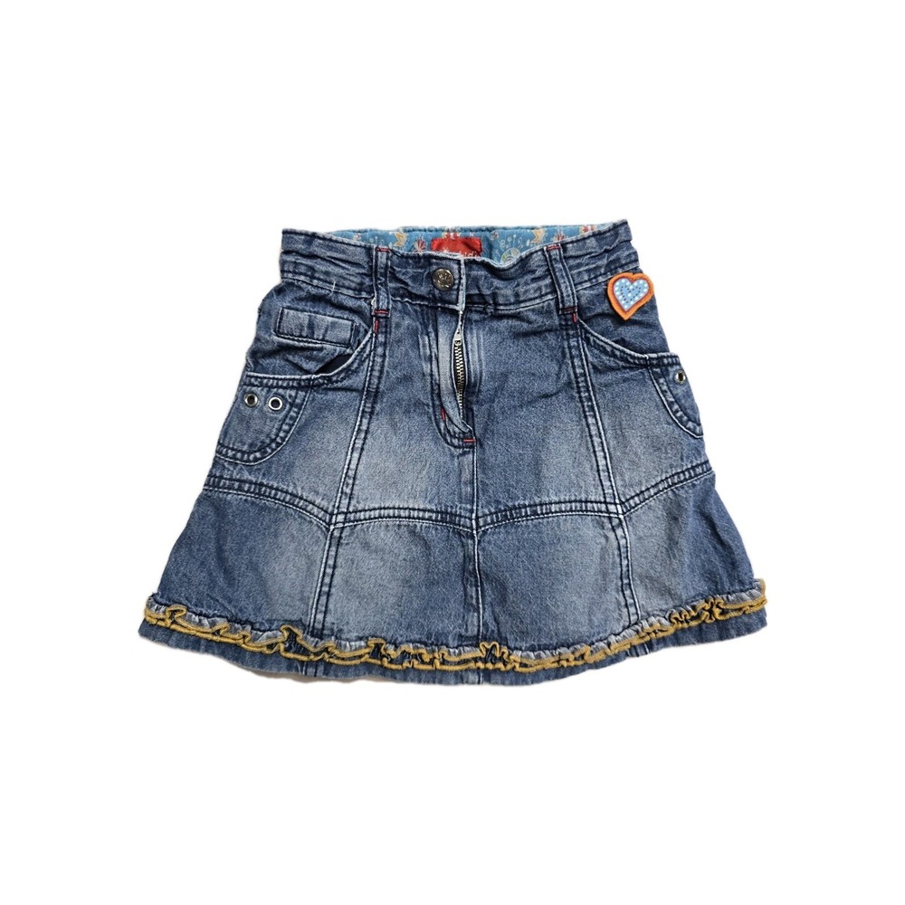Sigikid‎ Girls Denim Skirt Size 4  Ruffle